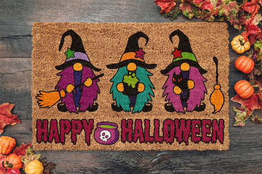 Witches Happy Halloween, Coir Door Mat, Witches Welcome Mat, Front Door Mat, Outdoor Mats, Funny Doormat, Fall Welcome Mats, Coir Mats
