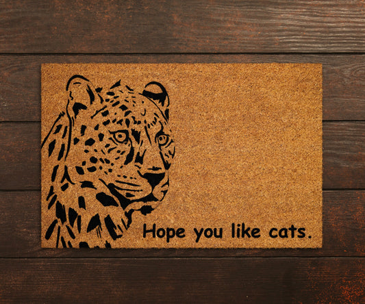 Hope You Like Cats Doormat, Cats Welcome Doormats, Cats Doormat, Housewarming Cats Gift Doormats, Welcome Cat Funny Doormats