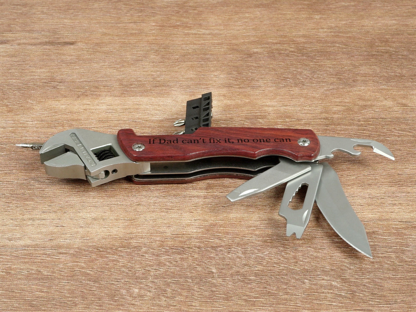 Father's Day Multi Tool Wrench, Personalized Multi Tool, Custom Wrench Multi Tool, Multi Tool Custom, Happy Father's Day Gift