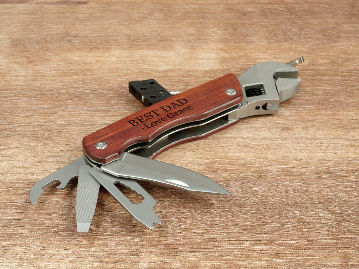 Best Dad Multi Tool Wrench, Best Dad Ever Personalized Multi Tool, Custom Wrench Multi Tool, Happy Father's Day Multi Tool, Custom Tool