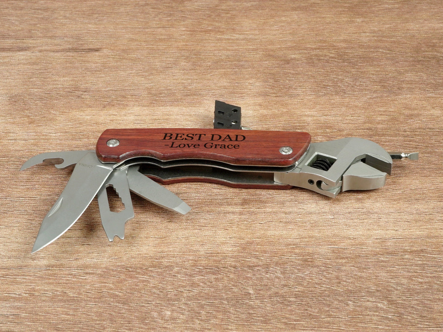 Best Dad Multi Tool Wrench, Best Dad Ever Personalized Multi Tool, Custom Wrench Multi Tool, Happy Father's Day Multi Tool, Custom Tool
