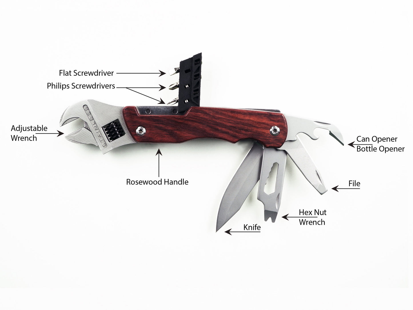 Best Dad Multi Tool Wrench, Best Dad Ever Personalized Multi Tool, Custom Wrench Multi Tool, Happy Father's Day Multi Tool, Custom Tool
