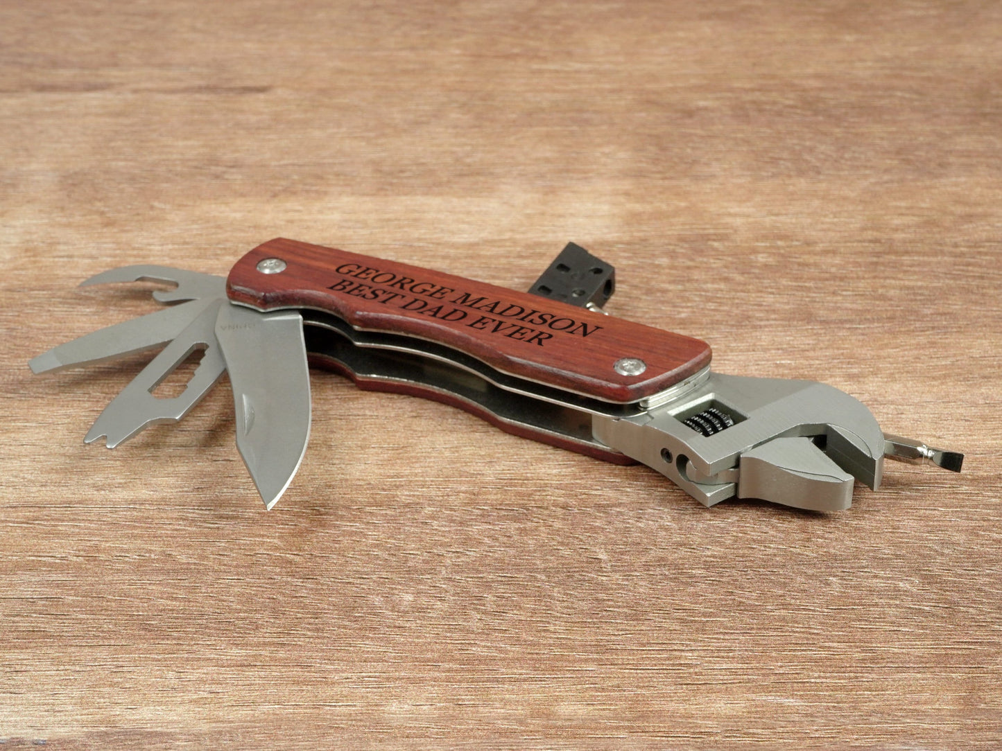 Daddy's Multi Tool Wrench, Best Dad Ever Personalized Multi Tool, Custom Wrench Multi Tool, Happy Father's Day Multi Tool, Custom Tool
