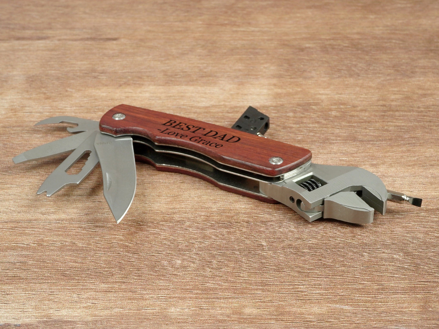 Best Dad Multi Tool Wrench, Best Dad Ever Personalized Multi Tool, Custom Wrench Multi Tool, Happy Father's Day Multi Tool, Custom Tool