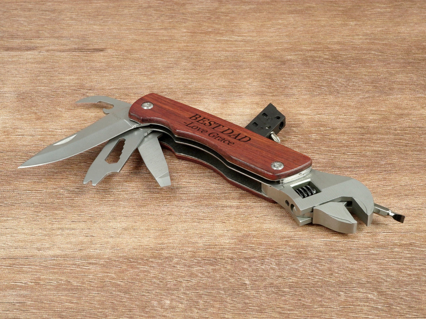 Best Dad Multi Tool Wrench, Best Dad Ever Personalized Multi Tool, Custom Wrench Multi Tool, Happy Father's Day Multi Tool, Custom Tool