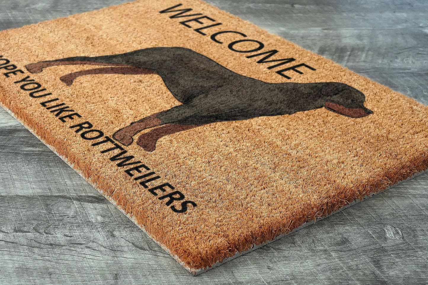 The Rottweiler Door Mat, Rottweiler Welcome Hope You like Rottweilers Dogs Door Mats, Funny Rottweilers Doormat, Welcome Mats