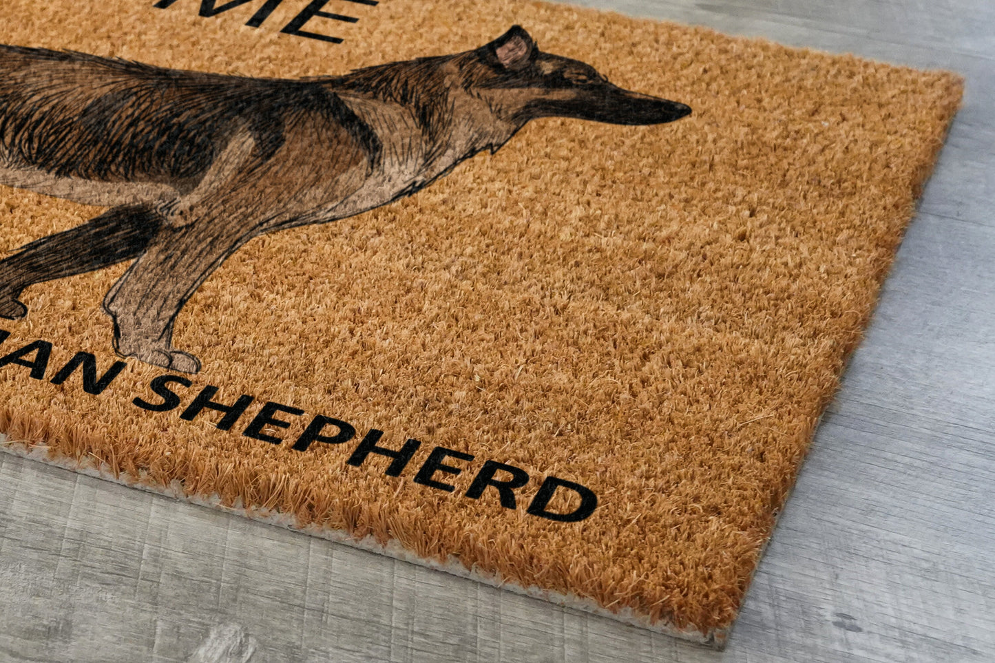 The German Shepherd Door Mat, German Shepherd Welcome Hope You like German Shepherds Door Mats, Funny German Shepherd Doormat, Welcome Mats