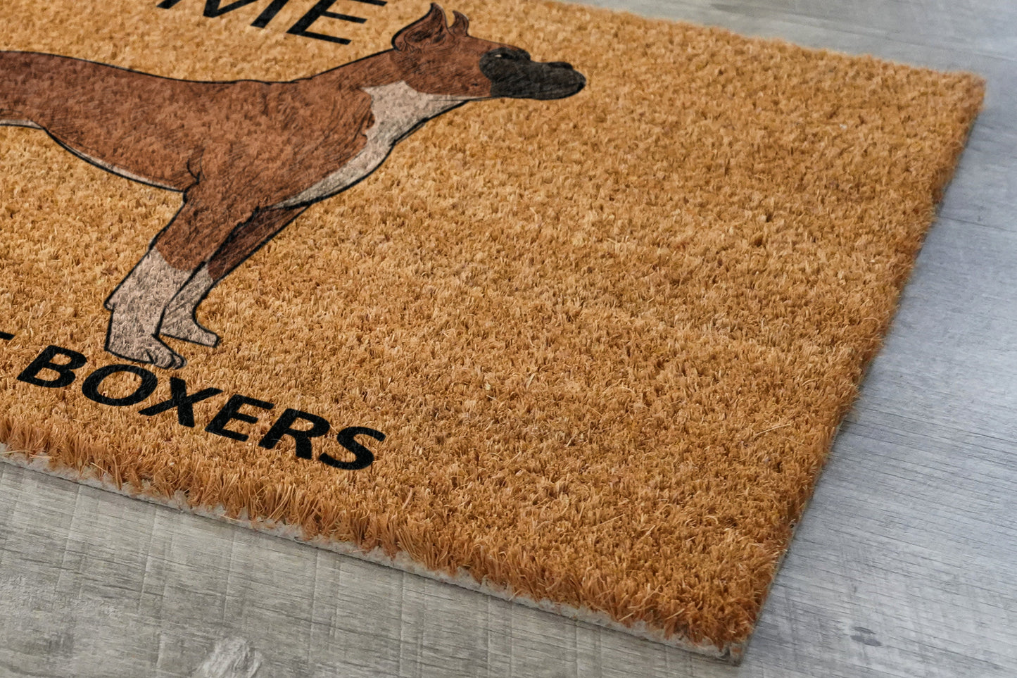 Welcome Hope You Like Boxer Doormat, Welcome Boxers Door Mat, Boxer Doormats, Welcome Funny Doormats, Boxer Welcome Mats, Dog Breed Mats