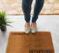 Departures and Arrivals Coir Doormat,  Departures Door Mat, Departures Doormats, Arrivals Welcome  Mat, Funny Doormat, Welcome Mats