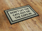 Cats and Cops  Doormat, Funny  Door Mat, Dont Let the Cats Out or The Cops in Doormat, Funny Rubber Mat, Funny Doormat, Welcome Mats