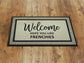 Frenchies Doormat, Frenchie Funny Dogs Door Mat, French Bulldogs Doormats, Funny Frenches  Rubber Mat, Welcome Frenchie Mat