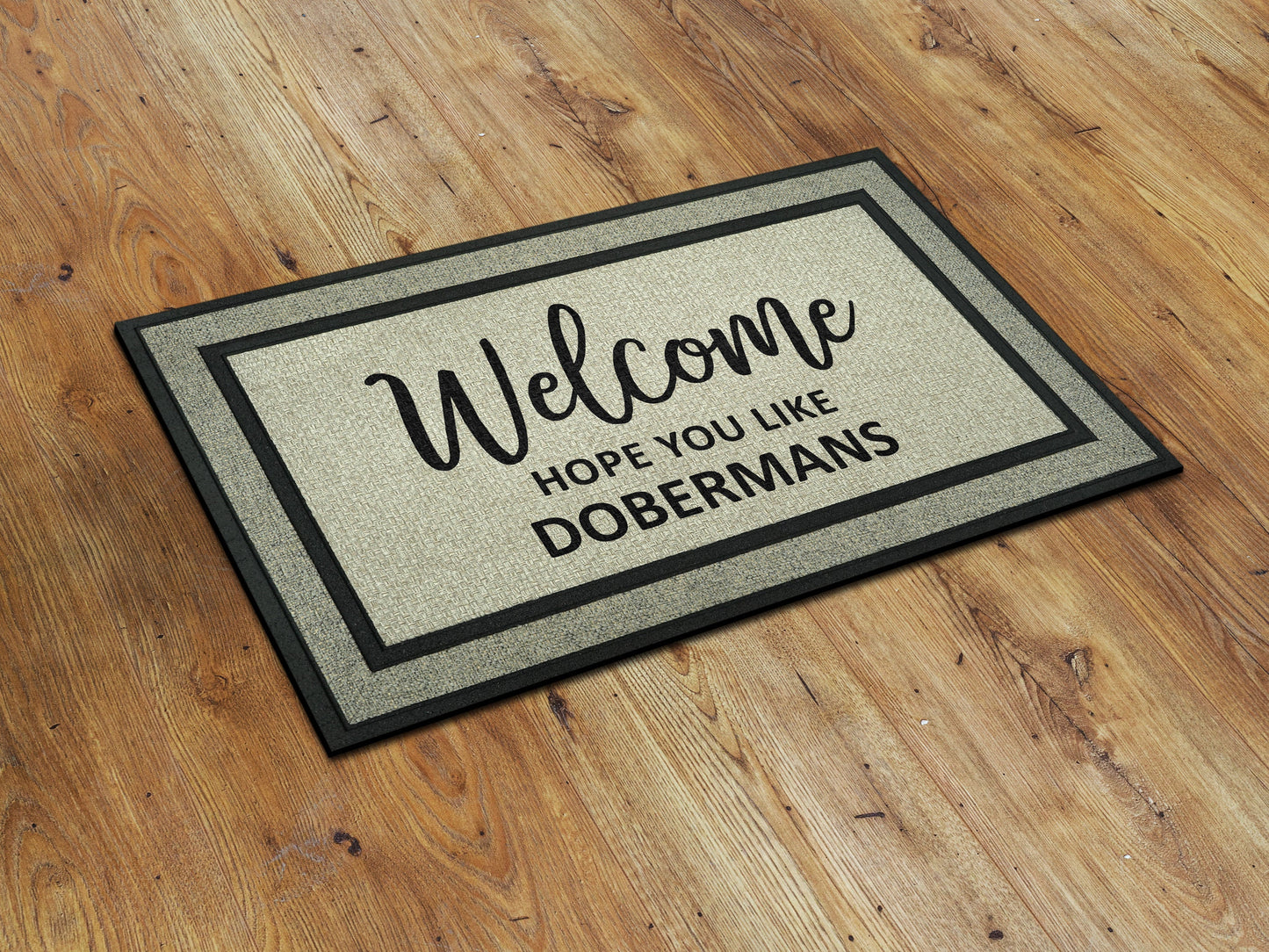 Dobermans Doormat, Doberman Funny Dogs Door Mat, Dobermans Doormats, Funny Doberman Dogs Rubber Mat, Welcome Mat