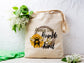 Bee Tote Bag Always Stay Humble and Kind Cotton Canvas Tote Bag