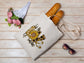 Love Sunflower Cotton Canvas Tote Bag Love Spring Cotton Canvas Tote Bags