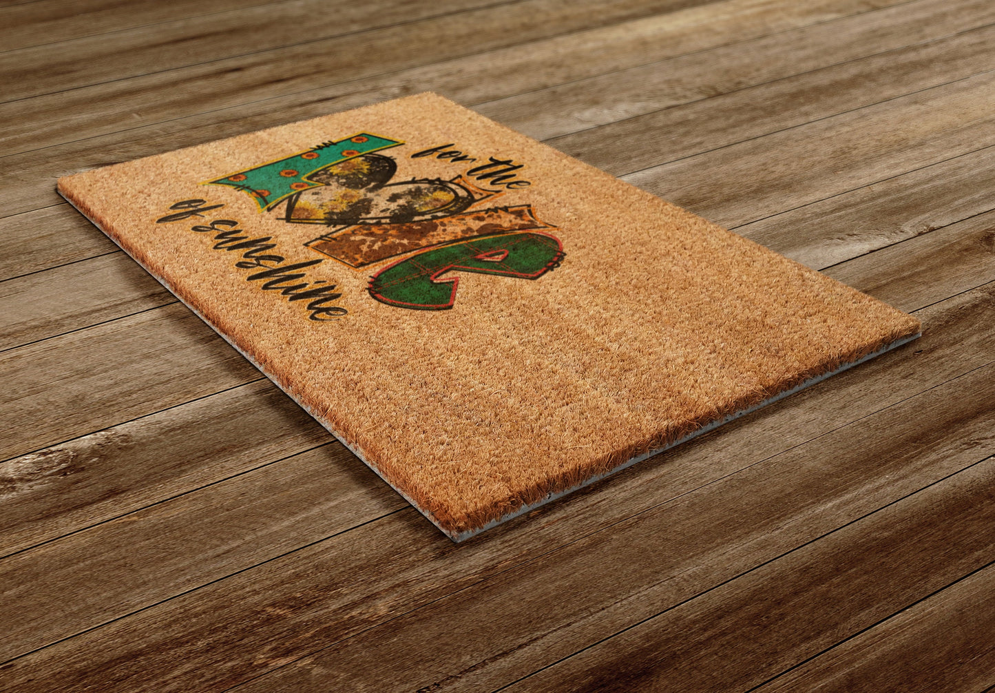 Love of Sunshine Door Mat,  Spring Door Mats, Farmhouse Doormat, Love of Sunshine Doormats, Funny Doormat, Welcome Mats