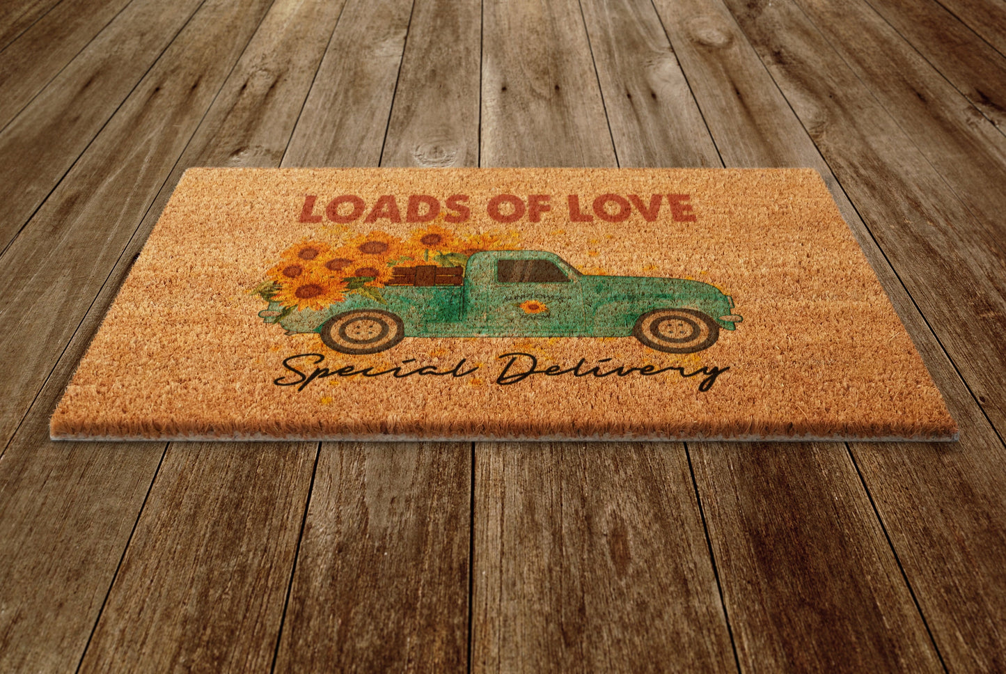 Loads of Love Door Mat, Spring Door Mats, Farmhouse Doormat, Loads of Love Spring Doormats, Funny Doormat, Welcome Mats