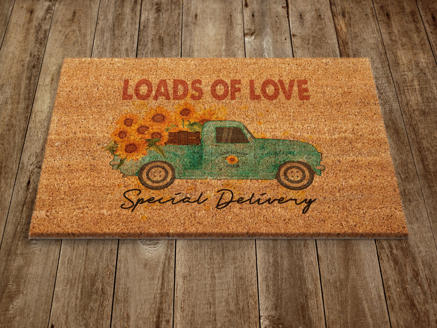 Loads of Love Door Mat, Spring Door Mats, Farmhouse Doormat, Loads of Love Spring Doormats, Funny Doormat, Welcome Mats