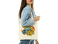 Believe in Miracles  Tote Bag Spring Sunflower Cotton Canvas Tote Bag