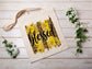 Blessed Cotton Canvas Tote Bag Spring Sunflower Cotton Canvas Tote Bags