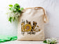 Love Sunflower Cotton Canvas Tote Bag Love Spring Cotton Canvas Tote Bags