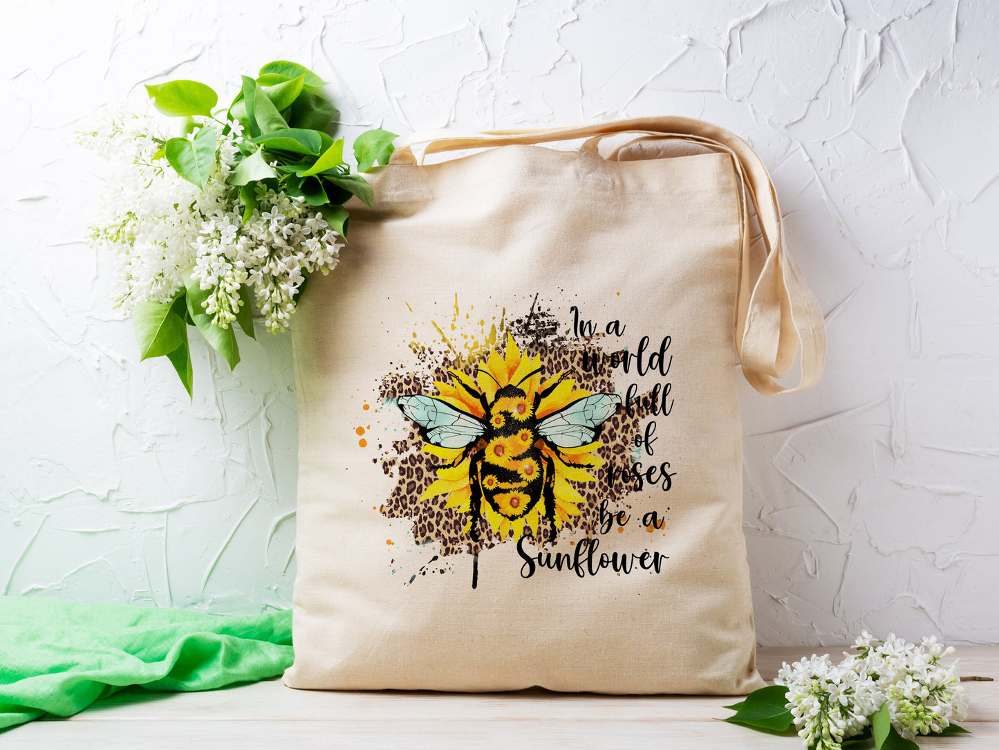 Bee Cotton Canvas Tote Bag Love Bee Cotton Canvas Tote Bags