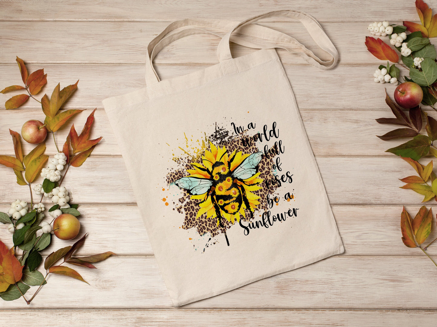Bee Cotton Canvas Tote Bag Love Bee Cotton Canvas Tote Bags