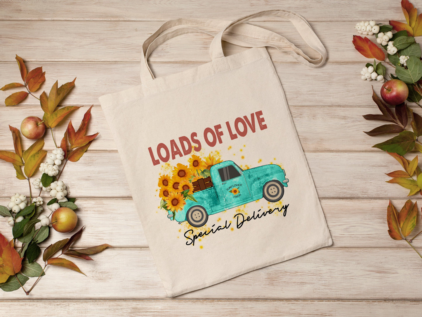 Load s of Love Cotton Canvas Tote Bag Loads of Love Special Delivery Cotton Canvas Tote Bags