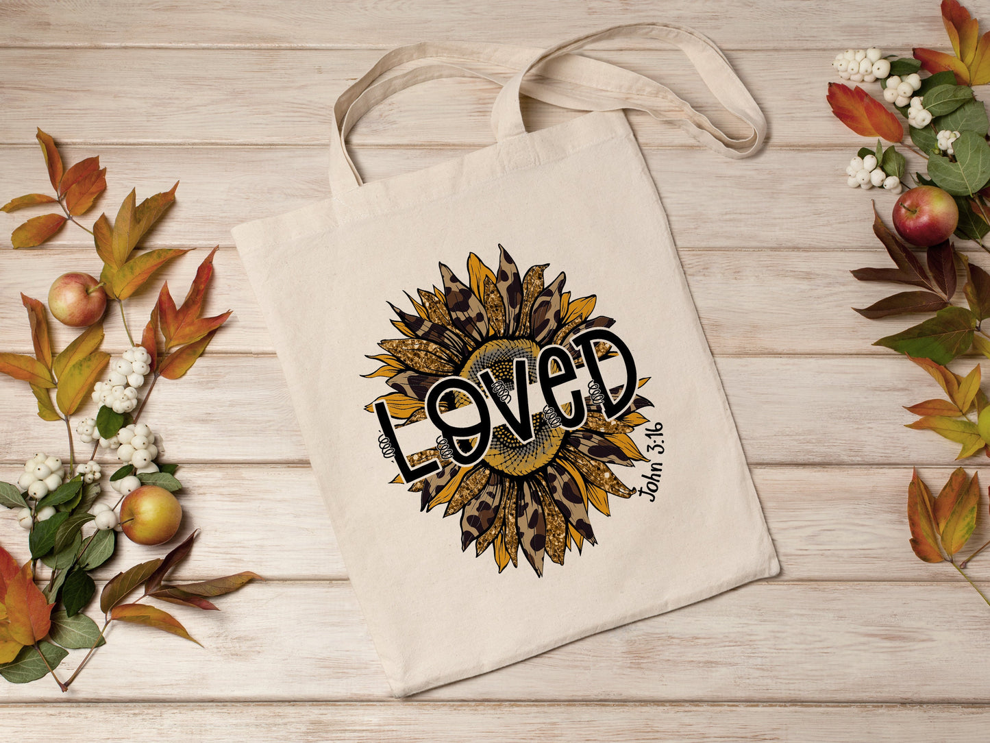 Loved Cotton Canvas Tote Bag Loved Cotton Canvas Tote Bags