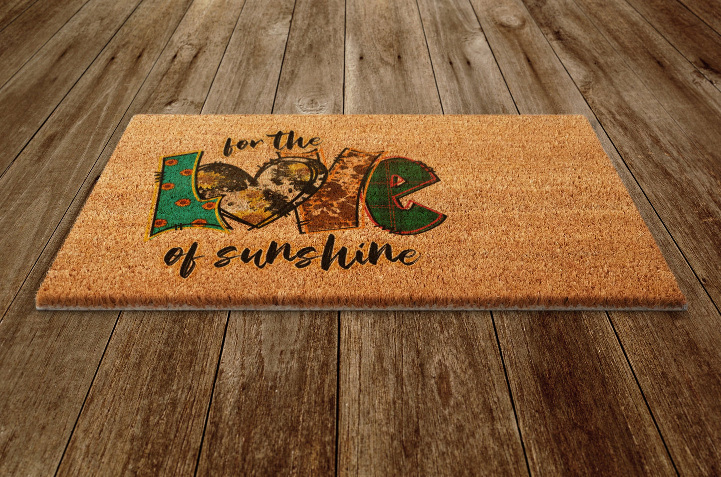 Love of Sunshine Door Mat,  Spring Door Mats, Farmhouse Doormat, Love of Sunshine Doormats, Funny Doormat, Welcome Mats