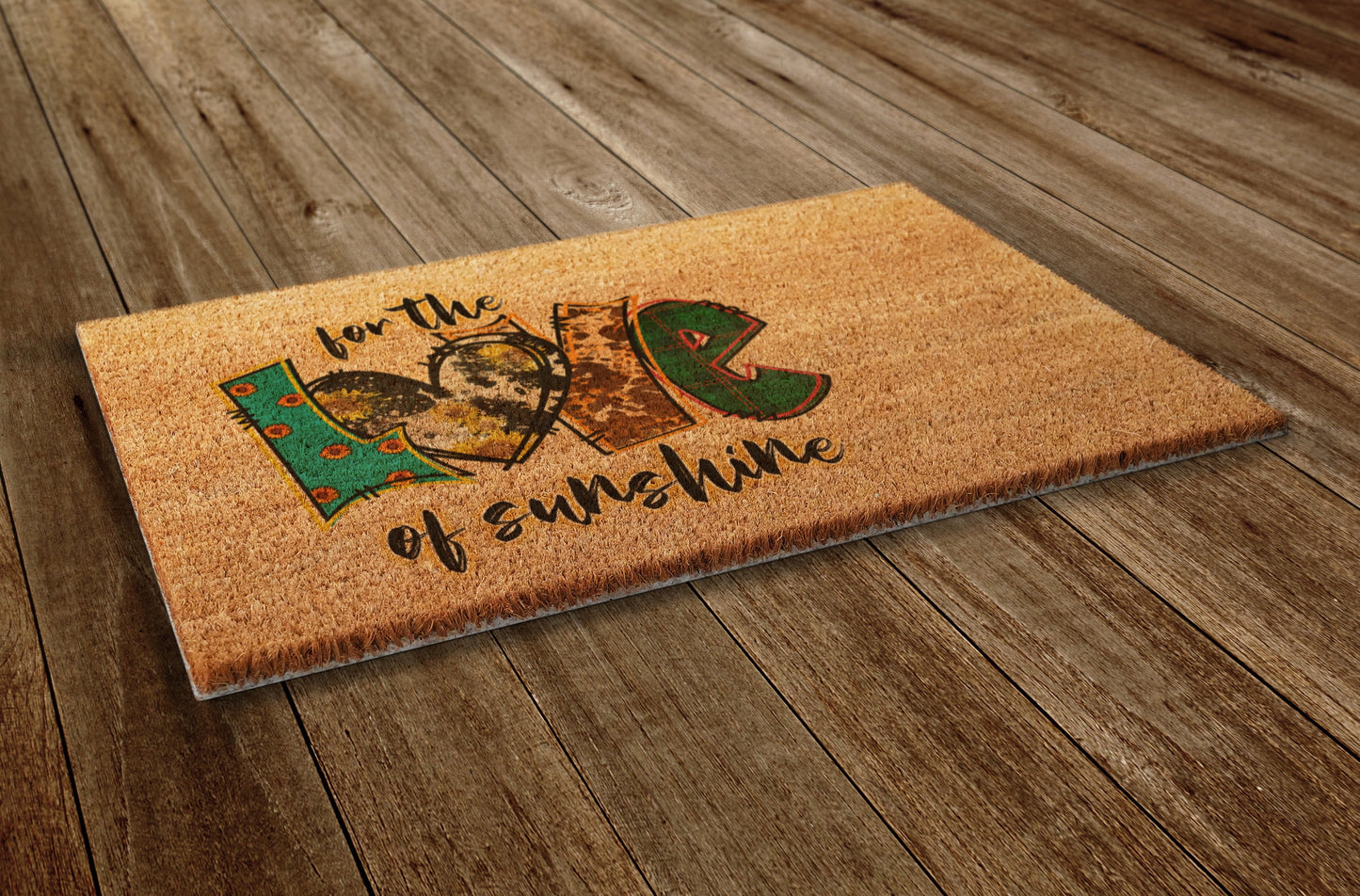 Love of Sunshine Door Mat,  Spring Door Mats, Farmhouse Doormat, Love of Sunshine Doormats, Funny Doormat, Welcome Mats