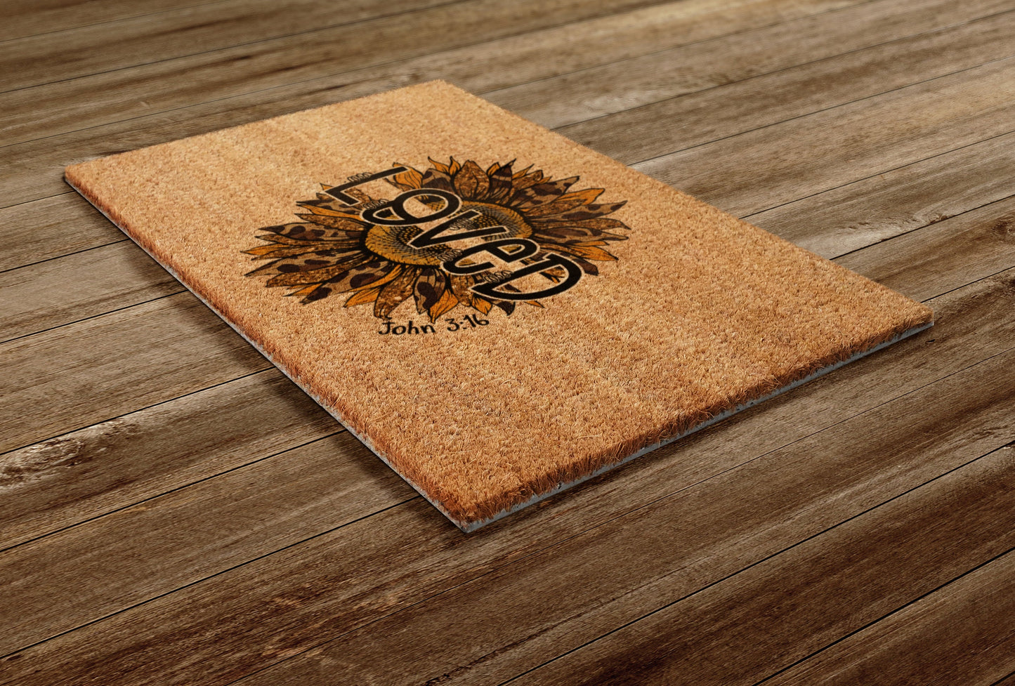 Loved Door Mat, Spring Door Mats, Farmhouse Doormat, Loved Spring Doormats, Funny Doormat, Welcome Mats