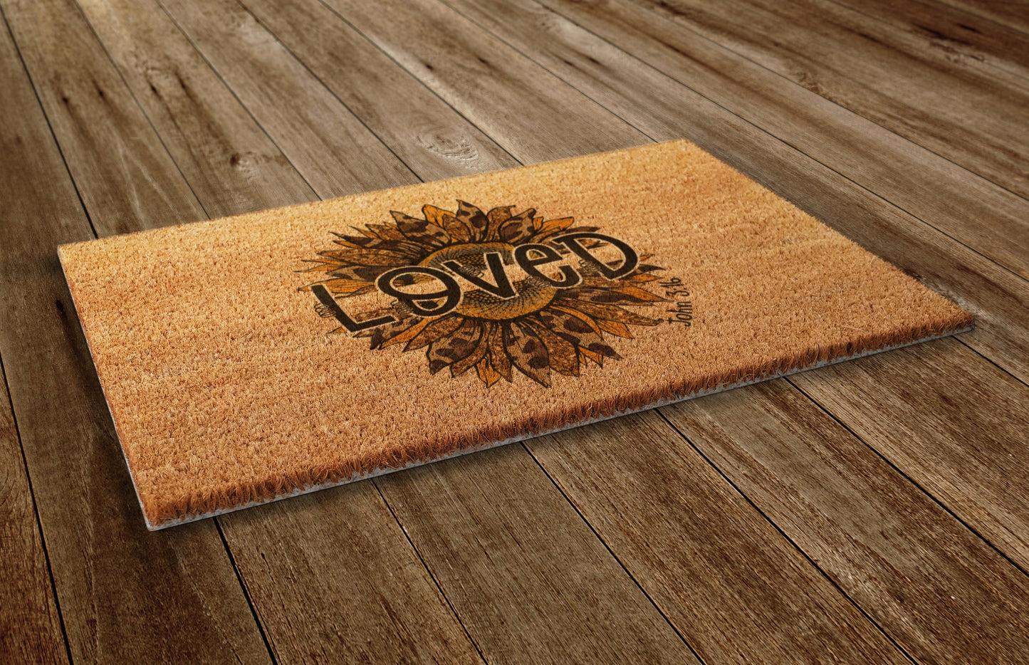 Loved Door Mat, Spring Door Mats, Farmhouse Doormat, Loved Spring Doormats, Funny Doormat, Welcome Mats