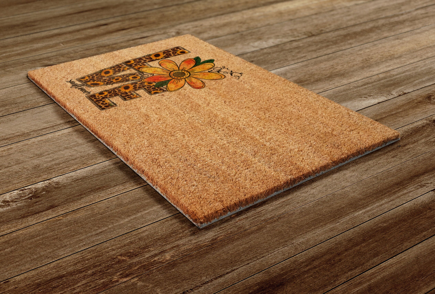 Love of Sunflowers Door Mat, Spring Door Mats, Farmhouse Doormat, Love Spring Doormats, Funny Doormat, Welcome Mats