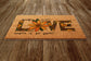 Love Easter Coir Door Mat, Spring Door Mats, Farmhouse Doormat, Love Spring Doormats, Funny Doormat, Welcome Mats