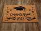 Congrats Grad Door Mat, Congratulations Door Mats, Funny Doormat, Welcome Mats Gift Doormat Graduation Gift