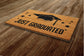 Just Graduated Door Mat, Congratulations Door Mats, Funny Doormat, Welcome Mats Gift Doormat Graduation Gift