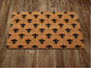 Fleur de Lis Door Mat, Vertical Stripes Door Mats, Funny Doormat, Welcome Outdoor Coir Mats Gift Doormat Housewarming Gift