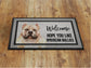 American Bullies Doormat, American Bullies Funny Dogs Door Mat, American Bullies Doormats, American Bullies Dogs Rubber Mat, Welcome Mat
