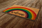 Welcome Rainbow Door Mat, Rainbows Coir Door Mats, Funny Doormat, All Welcome Rainbow Outdoor Mat