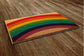 Big Rainbow Door Mat, Rainbow Coir Door Mats, Big Funny Rainbow Doormat, Welcome Rainbow Outdoor Mat