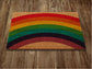Big Rainbow Door Mat, Rainbow Coir Door Mats, Big Funny Rainbow Doormat, Welcome Rainbow Outdoor Mat