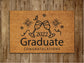 Graduate Door Mat, Congratulations Door Mats, Our Guest Funny Doormat, Welcome Mats Gift Doormat