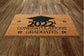 Graduates Door Mat, Congratulations Door Mats, Funny Doormat, Welcome Mats Gift Doormat