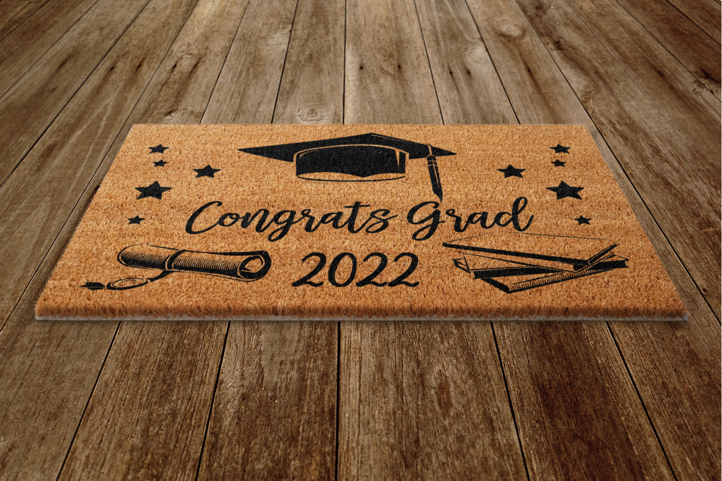 Congrats Grad Door Mat, Congratulations Door Mats, Funny Doormat, Welcome Mats Gift Doormat Graduation Gift