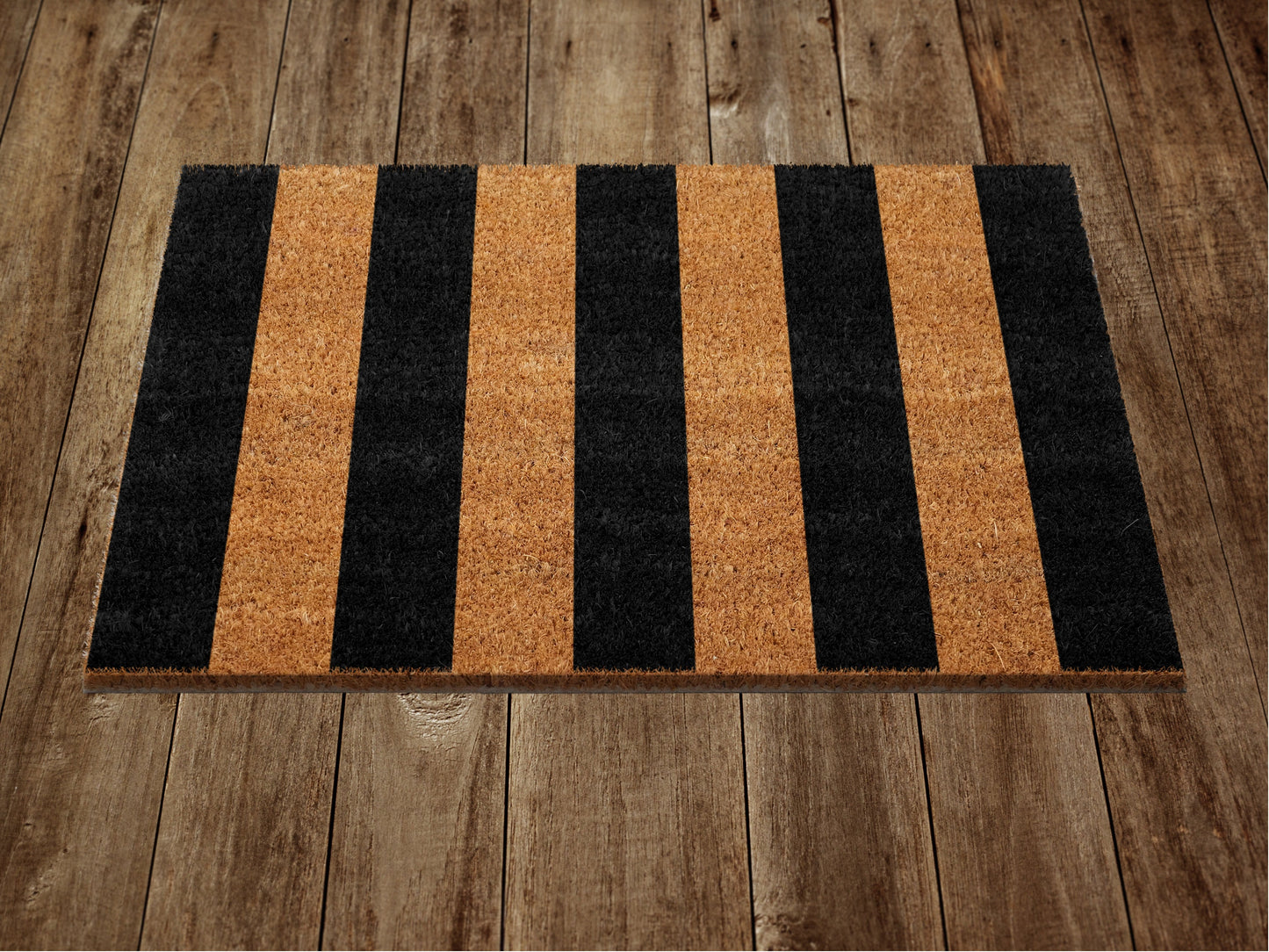 Cabana Door Mat, Vertical Stripes Door Mats, Funny Doormat, Welcome Outdoor Coir Mats Gift Doormat Housewarming Gift