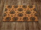 Wild Flowers Door Mat, Flowers Pattern Welcome Coir Door Mats, Funny Doormat, Welcome Outdoor Mat