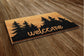 Welcome to Forest Door Mat, Forest  Welcome Coir Door Mats, Funny Doormat, Welcome Outdoor Mat