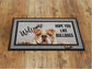 Bulldogs Doormat, Bulldogs Funny Dogs Door Mat, Bulldogs Doormats, Funny Bulldog Dogs Rubber Mat, Welcome Mat