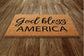 God Bless America Door Mat, God Bless America Door Mats, Funny Doormat, Welcome Outdoor Coir Mats Gift Doormat Housewarming Gift