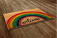 Welcome Rainbow Door Mat, Rainbows Coir Door Mats, Funny Doormat, All Welcome Rainbow Outdoor Mat